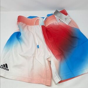 Adidas Aeroready Red Blue White Men’s  Shorts Size Medium NEW